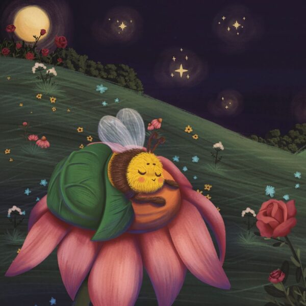 Whoo-Hoo Don’t Sleep At Night Owls Moonlight Lullaby illustration
