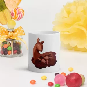 Cute Deer Family mug