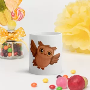 Cute and Funny Baby Owl mug