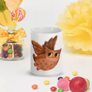 Cute and Funny Mama Owl mug