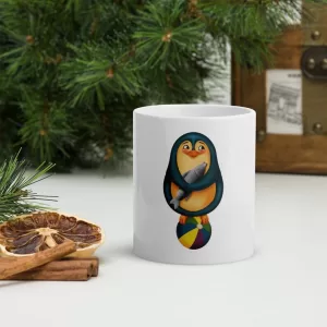 Funny and Cute Baby Penguin mug