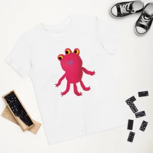 kids t-shirt with a funny alien