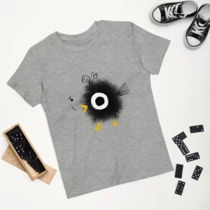 kids t-shirt with a funny bird